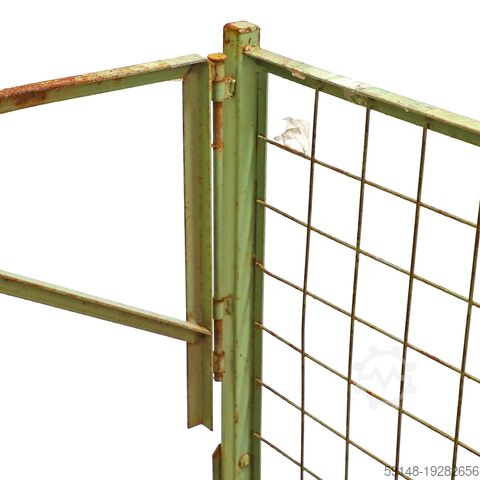 Used Mesh Container stackable and foldable 1 short side open, L: 1800, W: 1200, H: 1050 Kruizinga 98-6752GB