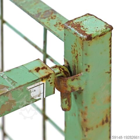 Gebrauchte Gitterbox stapelbar und einklappbar B-Qualität, mit Schäden, L: 1800, B: 1200, Kruizinga 98-6752GB-B