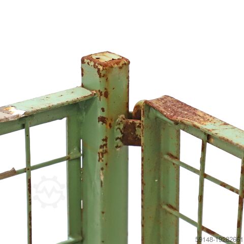 Gebrauchte Gitterbox stapelbar und einklappbar B-Qualität, mit Schäden, L: 1800, B: 1200, Kruizinga 98-6752GB-B