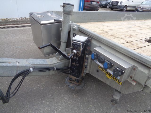Low loader trailer HUMBAUR HS 105020 BS Maschinentransporter 5 Meter