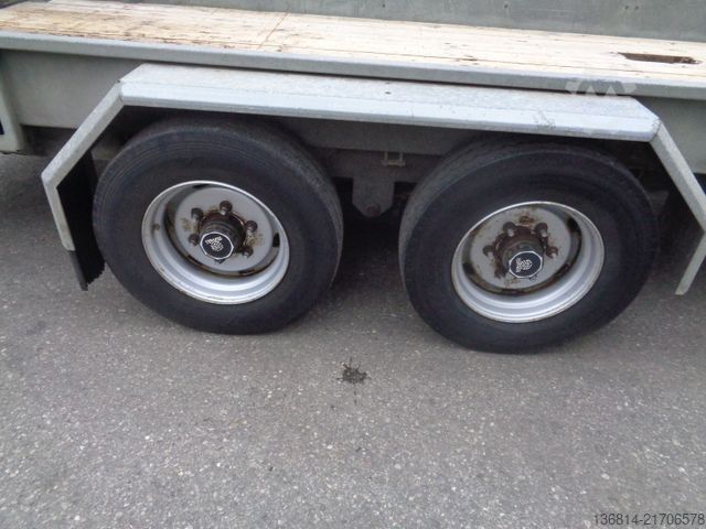 Low loader trailer HUMBAUR HS 105020 BS Maschinentransporter 5 Meter