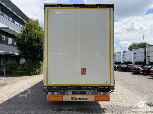 Open semitrailer with tarp KRONE Curtainsider Mega