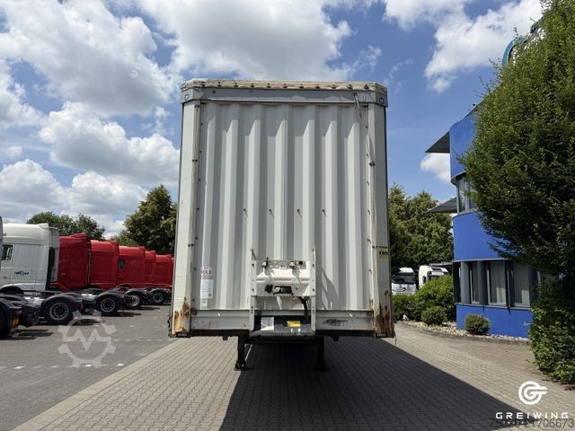 Open semitrailer with tarp KRONE Curtainsider Mega