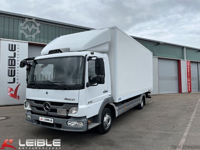 Transporter mit Koffer MERCEDES-BENZ Atego 818 L*S-Kabine*SAXAS-Koffer*3 Sitzer*Klima