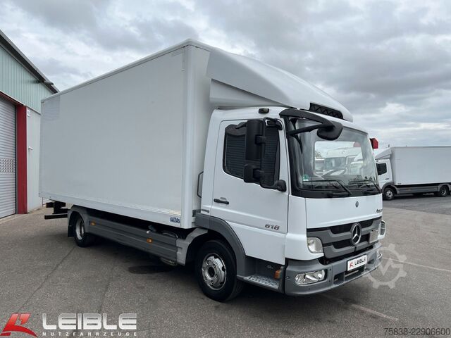 Transporter mit Koffer MERCEDES-BENZ Atego 818L*SAXAS-Koffer*S-Kabine*3 Sitzer*