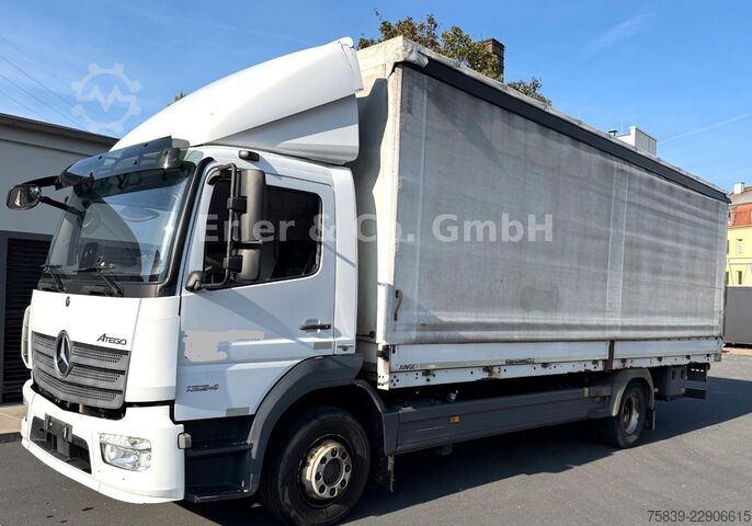 LKW mit Pritsche & Plane MERCEDES-BENZ 1324 Atego3, LBW, Klima, Standhzg., 6 Zylinder