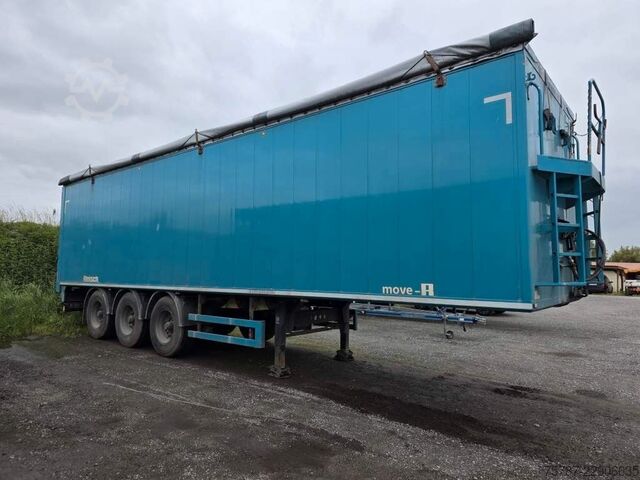 Auflieger mit Walkingfloor REISCH 65 cbm Schubboden, BPW Trommel, Kornschieber