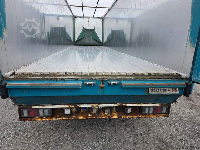 Auflieger mit Walkingfloor REISCH 65 cbm Schubboden, BPW Trommel, Kornschieber