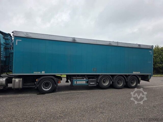 Auflieger mit Walkingfloor REISCH 65 cbm Schubboden , BPW trommel, ALCOA LM Felgen