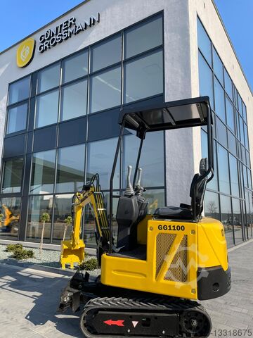 GG1100 mini excavator 3 cylinder kubota Gunter grossmann GG1100 3 cilinder kubota