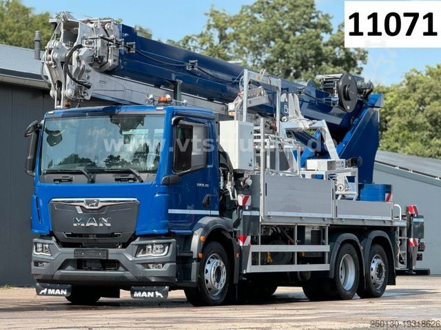 Autokran MAN TGM 26.320 BL 6x2 Böcker AK 46/6000 + JIB Kran