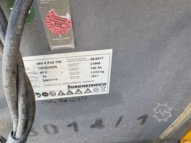 Electric - 3 wheels Jungheinrich EFG 220 ZVG 650DZ