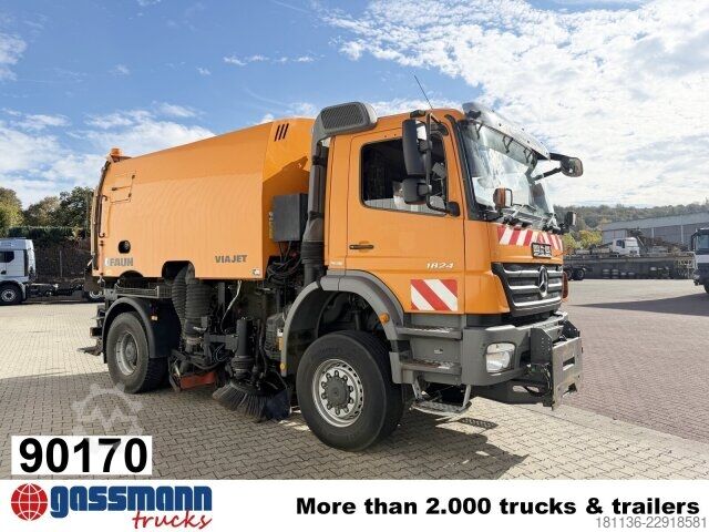 Road sweeper Mercedes-Benz Axor 1824 AK 4x4, Kehrmaschine FAUN Viajet