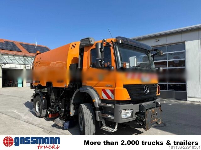 Road sweeper Mercedes-Benz Axor 1824 AK 4x4, Kehrmaschine FAUN Viajet