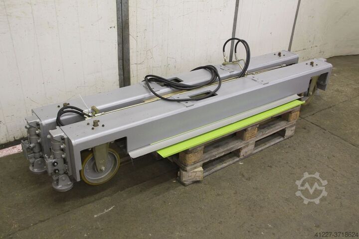 Transport trolley 3000 kg Blickle mit hydraulischer Abstützung lenkbar