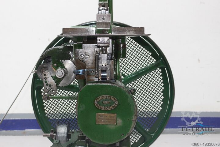 Antike Drahtheftmaschine / Antique Stitching machine Gebrüder Brehmer ST