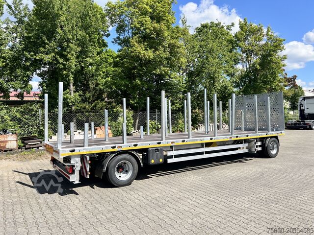 Anhänger mit offener Pritsche Möslein T 2 Plato 8,6m  2 Achs Jumbo- Plato- Anhänger