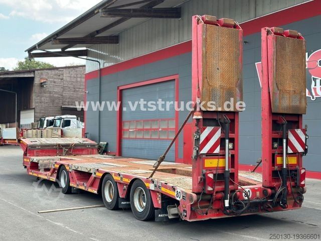 Low loader semitrailer FAYMONVILLE F-S43-1AAF Multimax Tieflader,Radmulden 45 t.