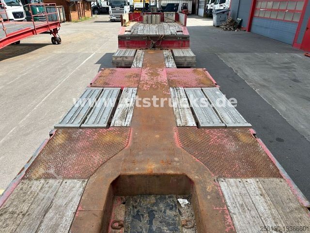 Low loader semitrailer FAYMONVILLE F-S43-1AAF Multimax Tieflader,Radmulden 45 t.