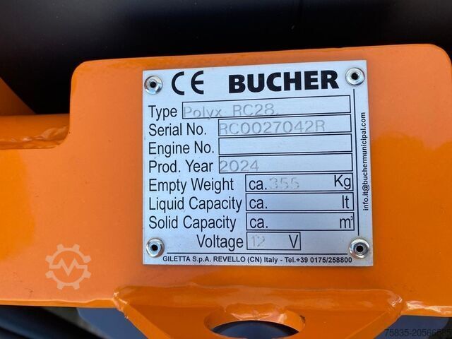 Snow plow Bucher Polyx RC28