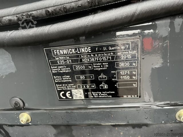 Elektro 4 Rad-Stapler Linde E25-01