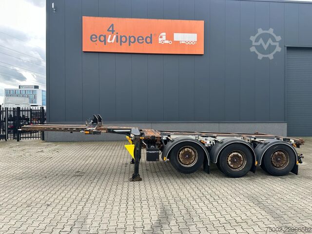 Container transportation D-TEC FLEXITRAILER TRACTION / ADR / SAF + discbrakes ...