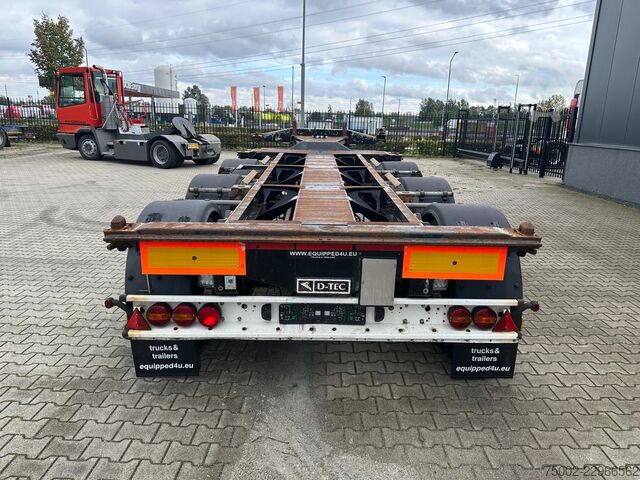 Container transportation D-TEC FLEXITRAILER TRACTION / ADR / SAF + discbrakes ...