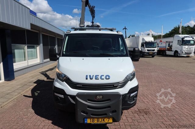 Crane Iveco 50C15 Openbak+ Kraan Hiab