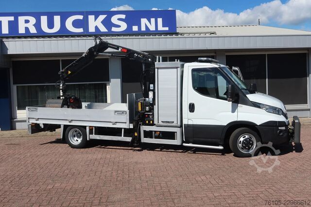 Crane Iveco 50C15 Openbak+ Kraan Hiab