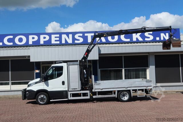 Crane Iveco 50C15 Openbak+ Kraan Hiab