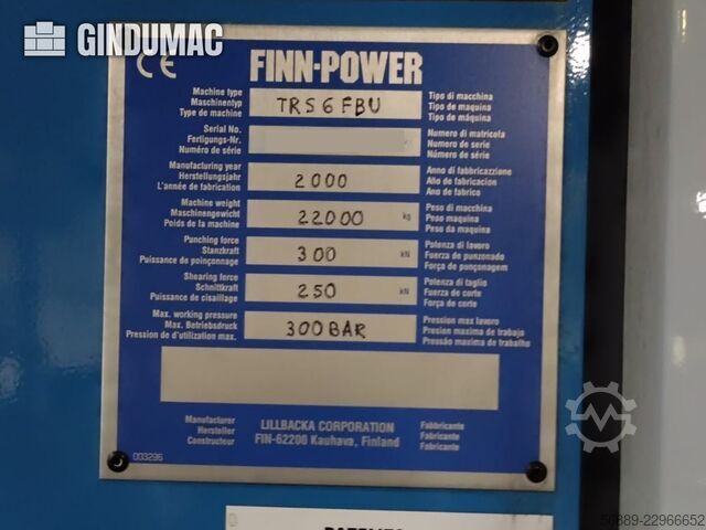 Finn-Power  SG6 Shear Genius FINNPOWER SG6 Shear Genius