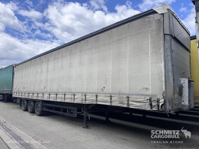 Open semitrailer with tarp Schmitz Cargobull Curtainsider Mega