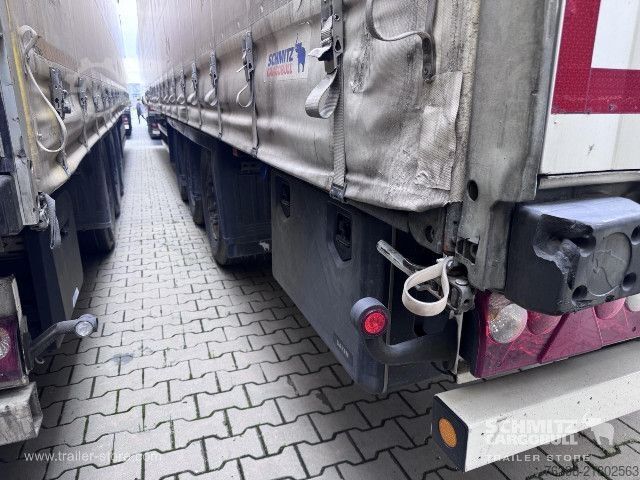 Open semitrailer with tarp Schmitz Cargobull Curtainsider Mega