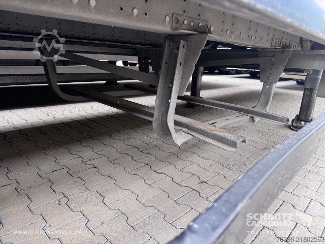 Open semitrailer with tarp Schmitz Cargobull Curtainsider Mega