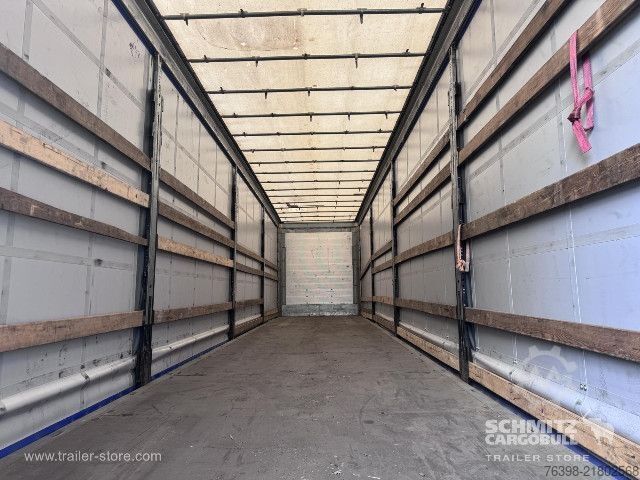 Open semitrailer with tarp Schmitz Cargobull Curtainsider Mega