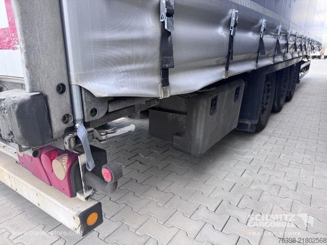 Open semitrailer with tarp Schmitz Cargobull Curtainsider Mega