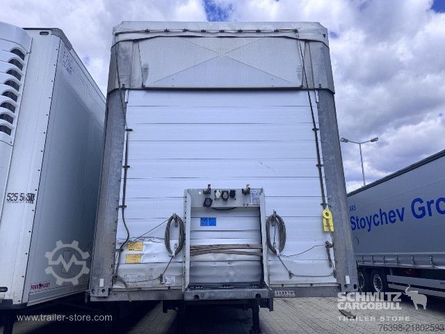 Open semitrailer with tarp Schmitz Cargobull Curtainsider Mega