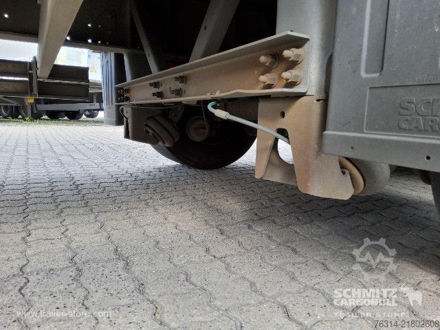 Open semitrailer with tarp Schmitz Cargobull Curtainsider Mega Getränke