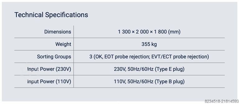 ET/ECT flaw detection on steel balls ibg NDT Technology AVIKO 60100 G3 DRY ADVANCED