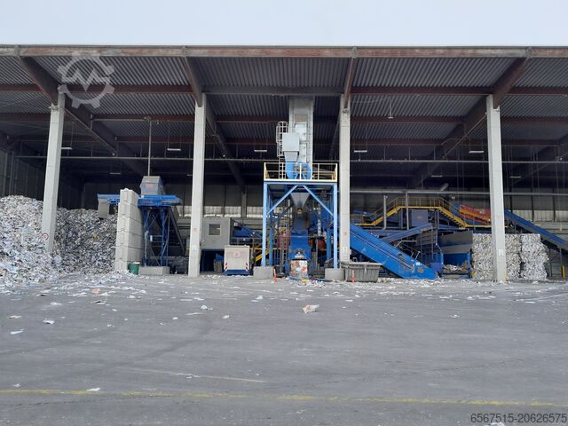 Optical paper sorting plant