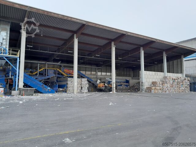 Optical paper sorting plant