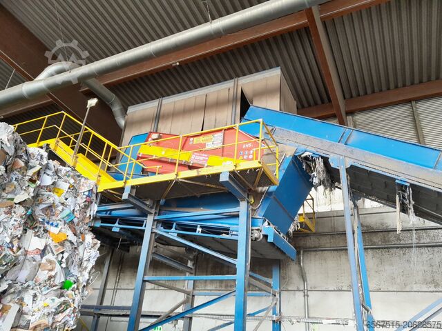 Optical paper sorting plant