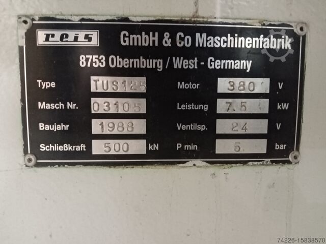 Spotting press Reis TUS 125 OK50