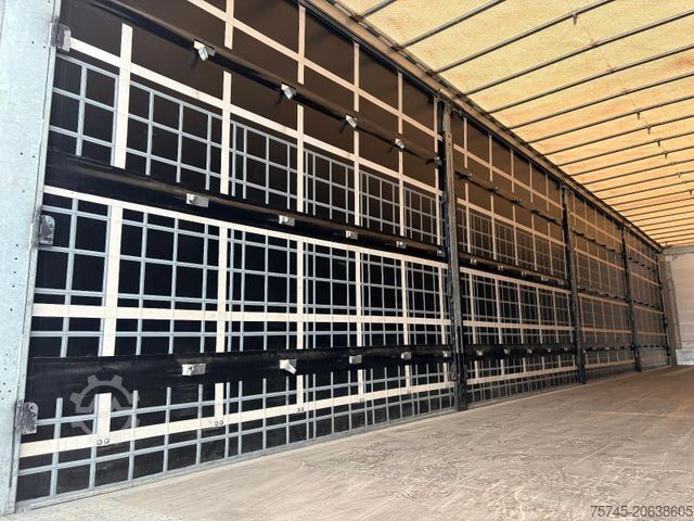 Open semitrailer with tarp SCHMITZ CARGOBULL SCB S3T * LIFT ACHSE * POWER CURTAIN