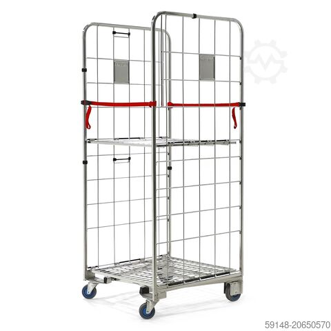 Used 2-Sides A-nestable, L: 800, W: 760, H: 1900 (mm).  893ltr, L: 800, W: 760, H: 1900 Kruizinga 99-PQ8718GB