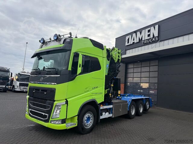 Crane truck Volvo FH 540 8x4 EFFER 525/6S +JIB 4S + JOAB Haakarms...