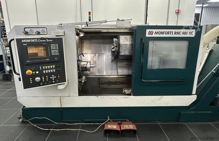 CNC-Drehmaschine mit angetr. WKZ Monforts RNC 400 AC