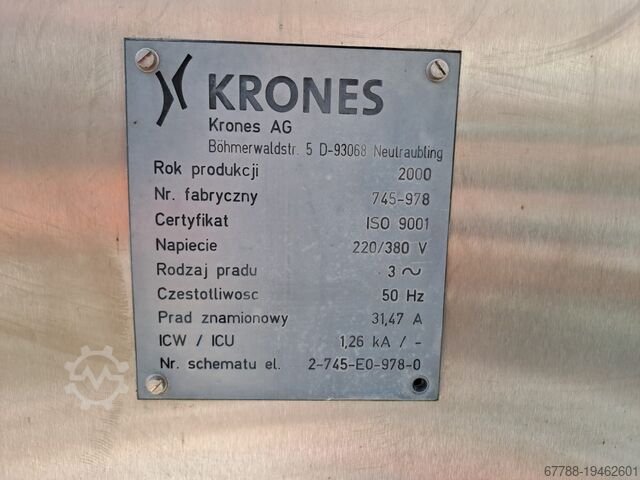 KHS 16000 bph Getränkeproduktionslinie KHS 45-80-10 / KRONES Contiroll 745 / ZVT PSP 032 S