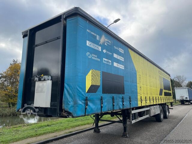 Curtain sided Bulthuis TI 20 G Steering Axle / Kooiaap / NL Trailer