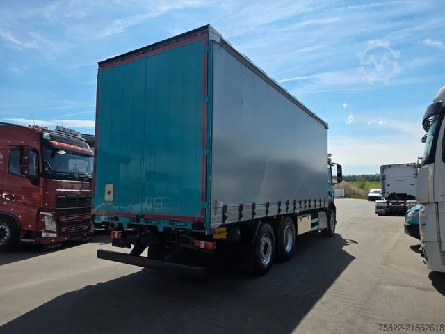 Flatbed truck with tarp MERCEDES-BENZ Antos 2536 / Schiebe Plane / WENIG KM